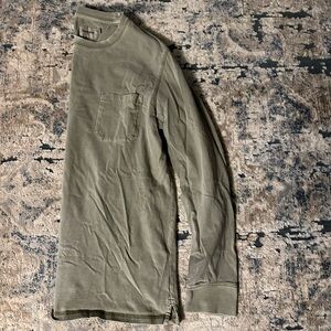 Goodfellow & Co Olive Green Long Sleeve Pocket Tee